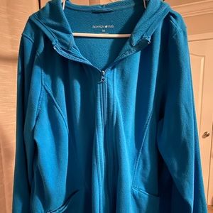 Hooded fleece jacket